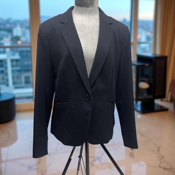 H&M Jackets & Blazers - Classic Dark Navy Women's Blazer size 14